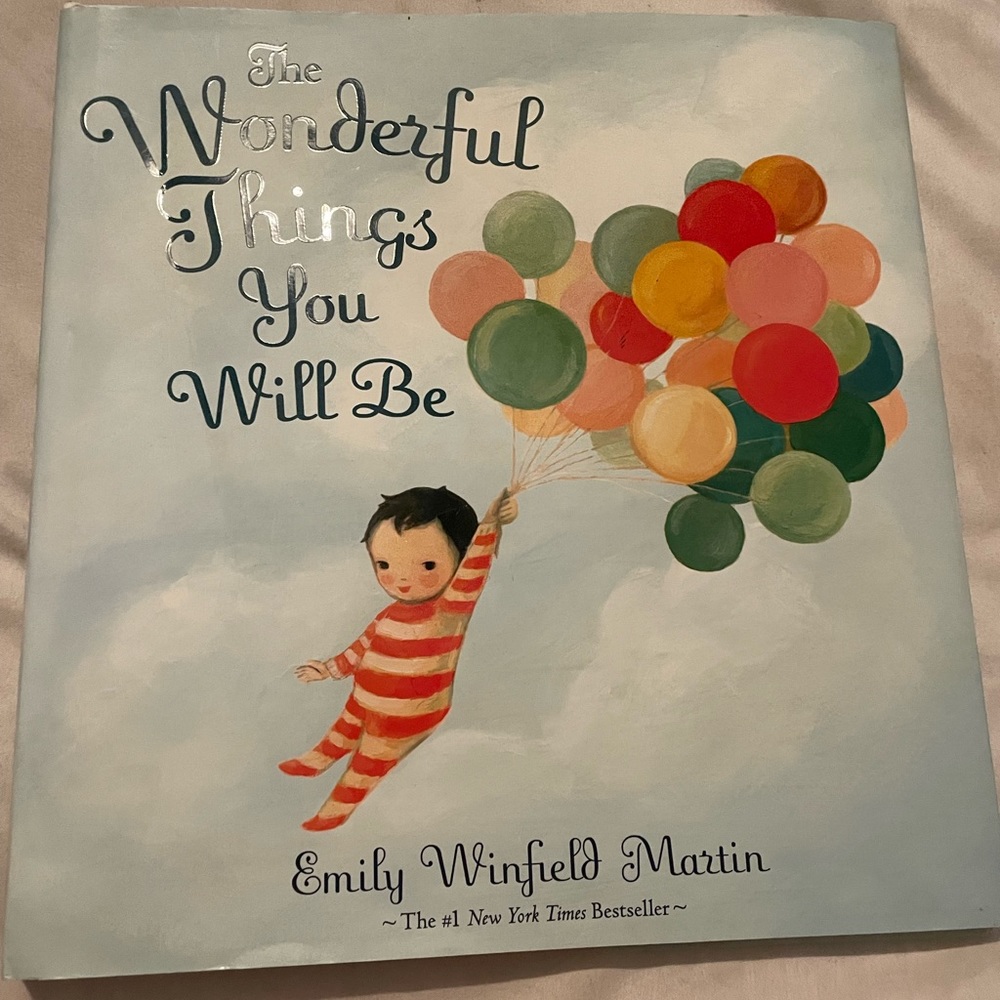 The wonderful things you will be hardcover Childrens book